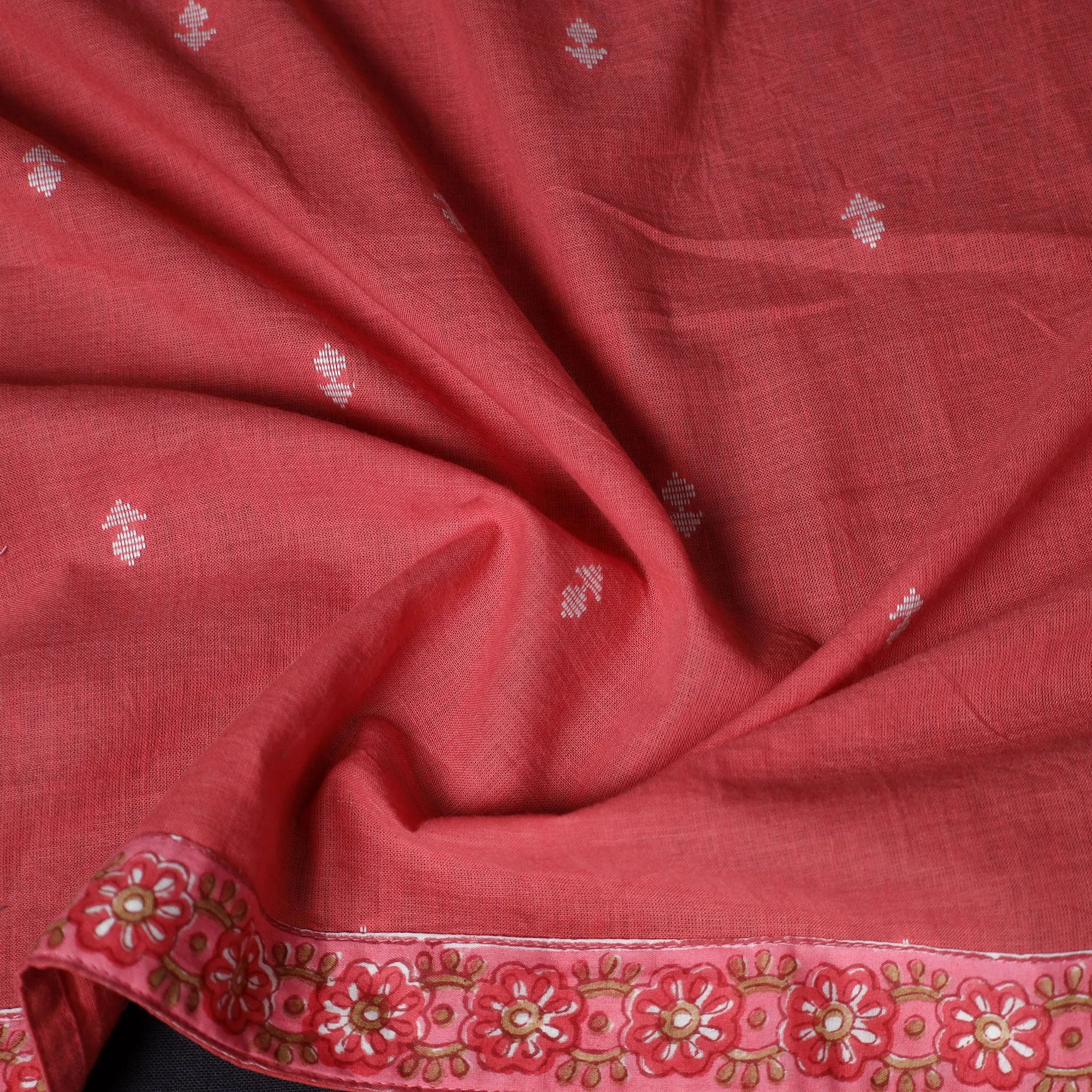 Pink - Jacquard Weave Cotton Blouse Piece 09 sold by Itokri product image thumbnail 3