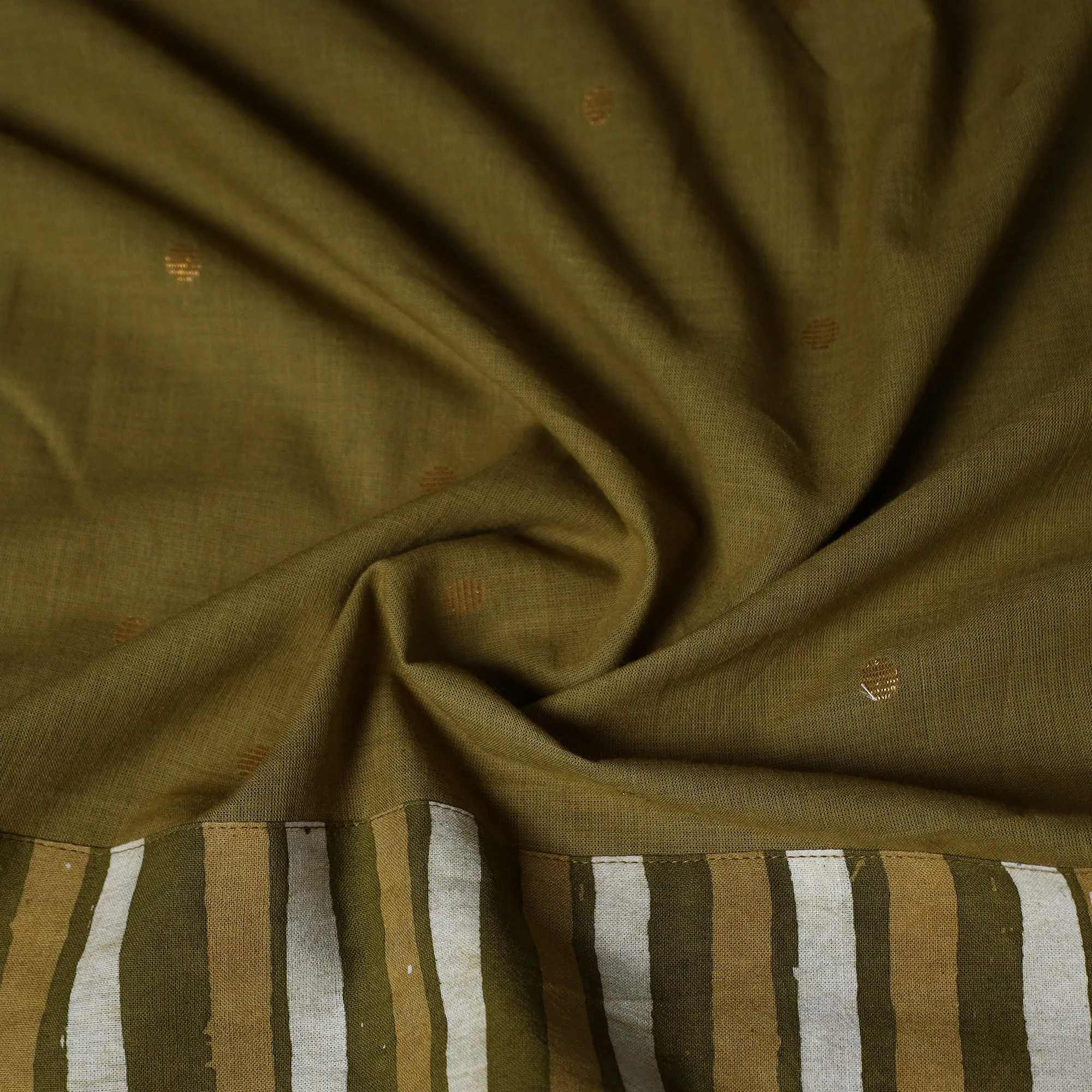 Green - Jacquard Weave Cotton Blouse Piece 05 sold by Itokri product image thumbnail 3