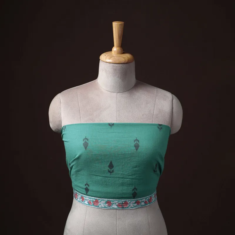 Jacquard Weave Cotton Blouse Piece 01 made by Itokri