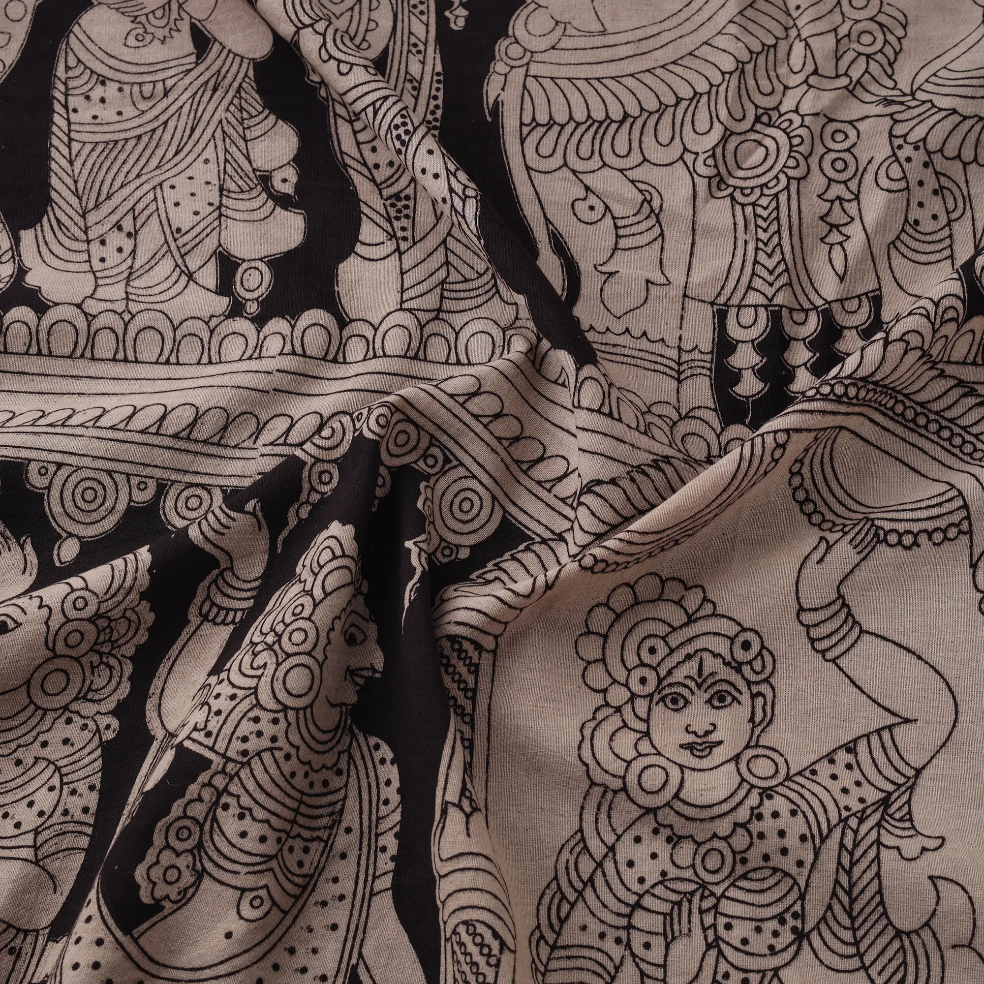 Kalamkari Printed Cotton Fabric 12 sold by Itokri product image thumbnail 3