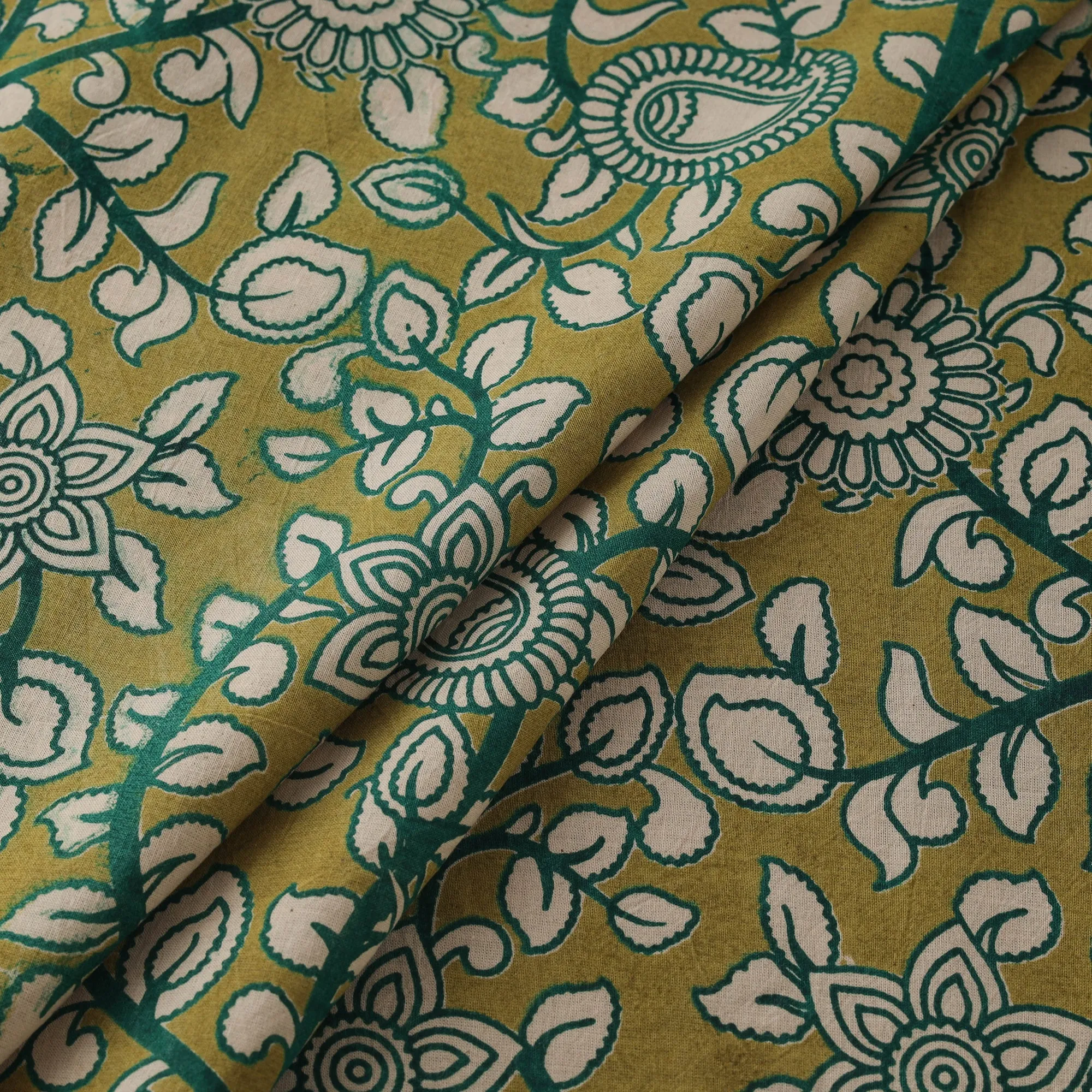 Kalamkari Printed Cotton Fabric 56 sold by Itokri product image thumbnail 2