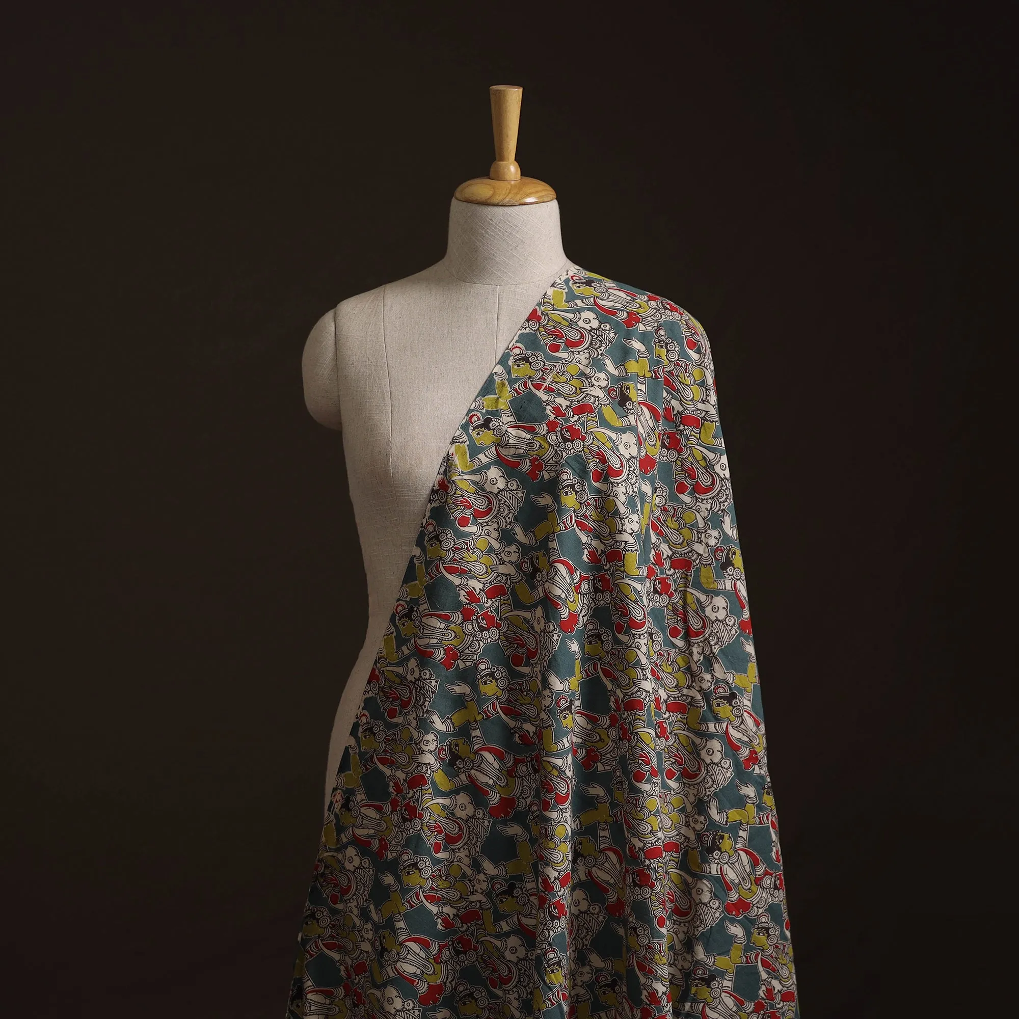 Kalamkari Printed Cotton Fabric 48 sold by Itokri