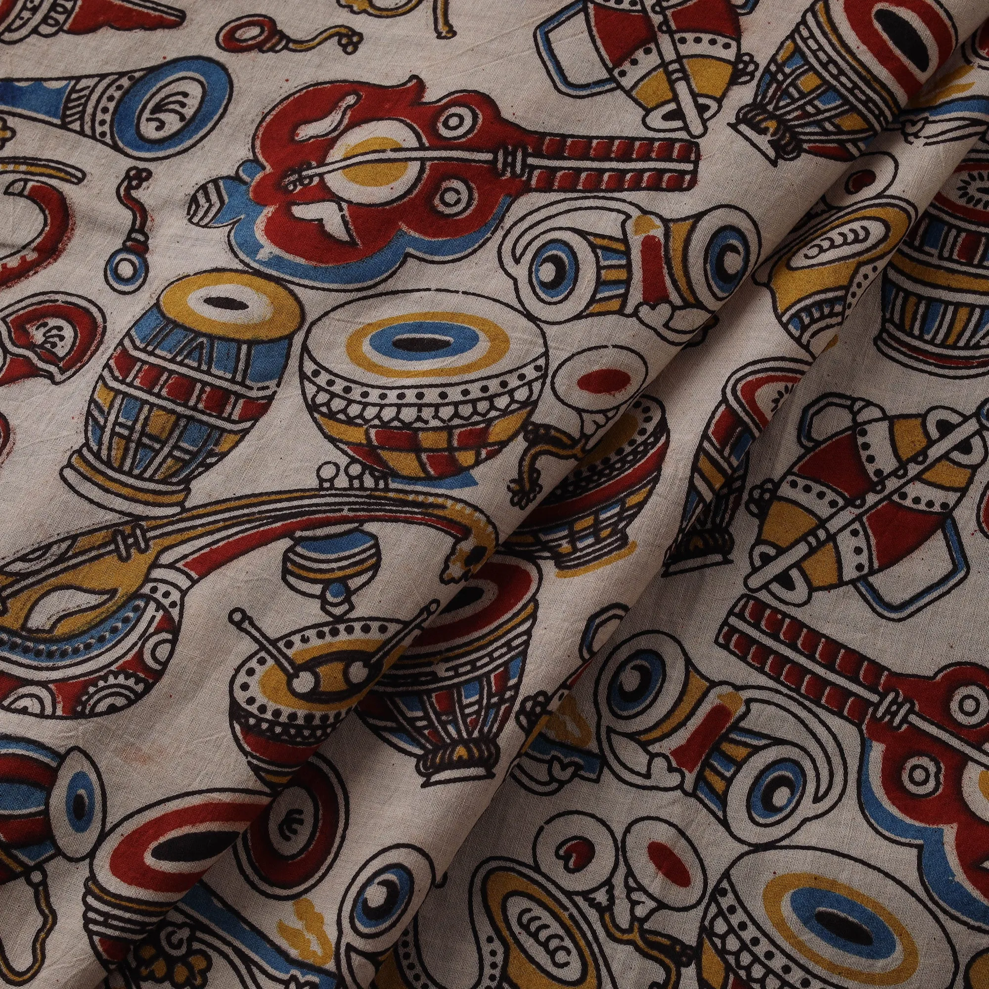 Kalamkari Printed Cotton Fabric 37 sold by Itokri product image thumbnail 2