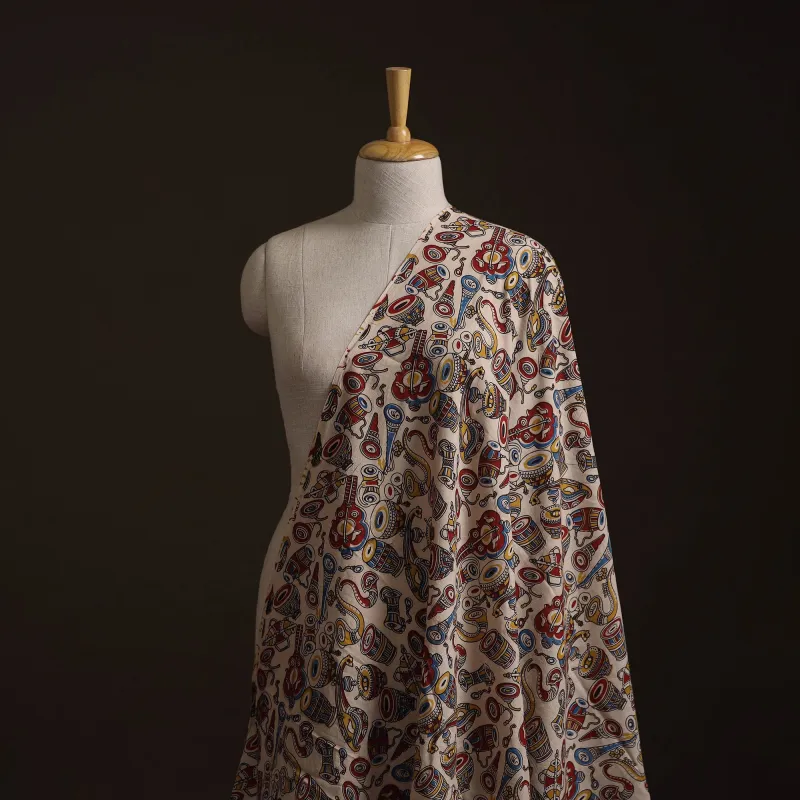 Kalamkari Printed Cotton Fabric 37 made by Itokri
