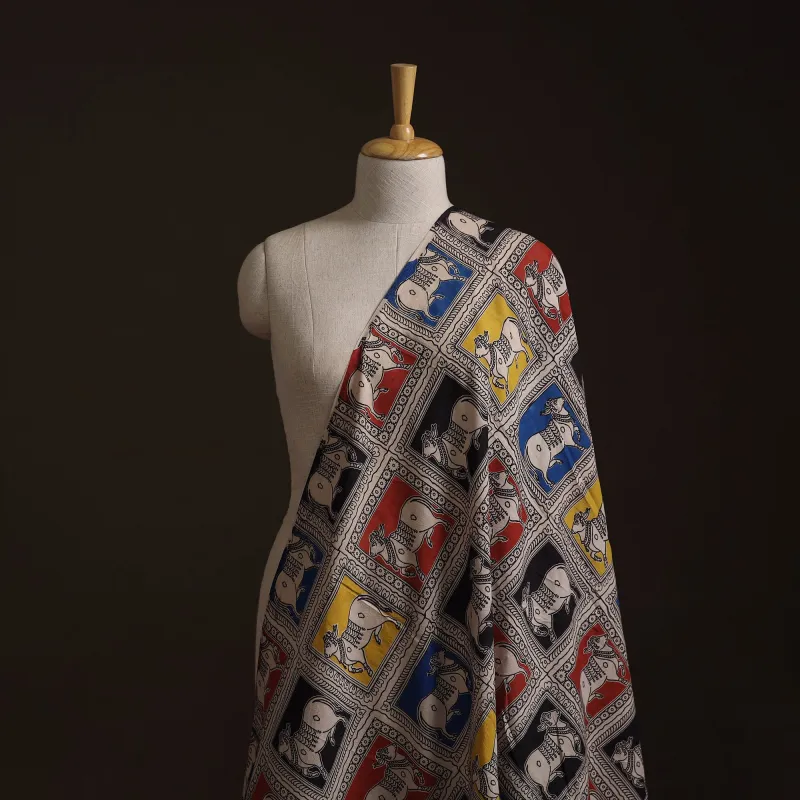 Kalamkari Printed Cotton Fabric 25 made by Itokri