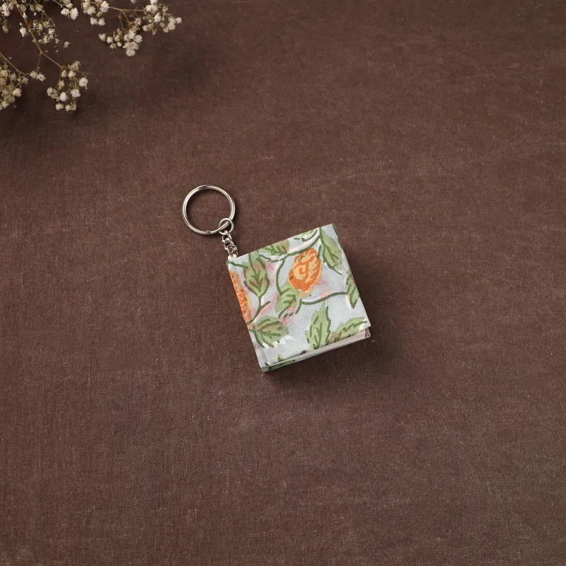 Mini Diary Keychain in Floral Prints Cover 16 made by Itokri
