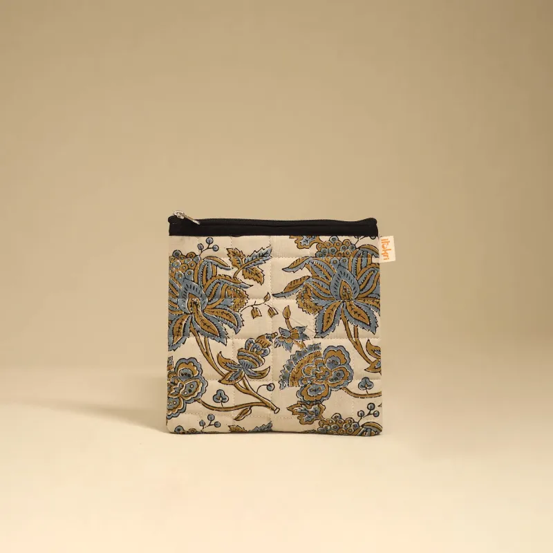 Multicolor - Handmade Quilted Utility Pouch 13 made by Itokri
