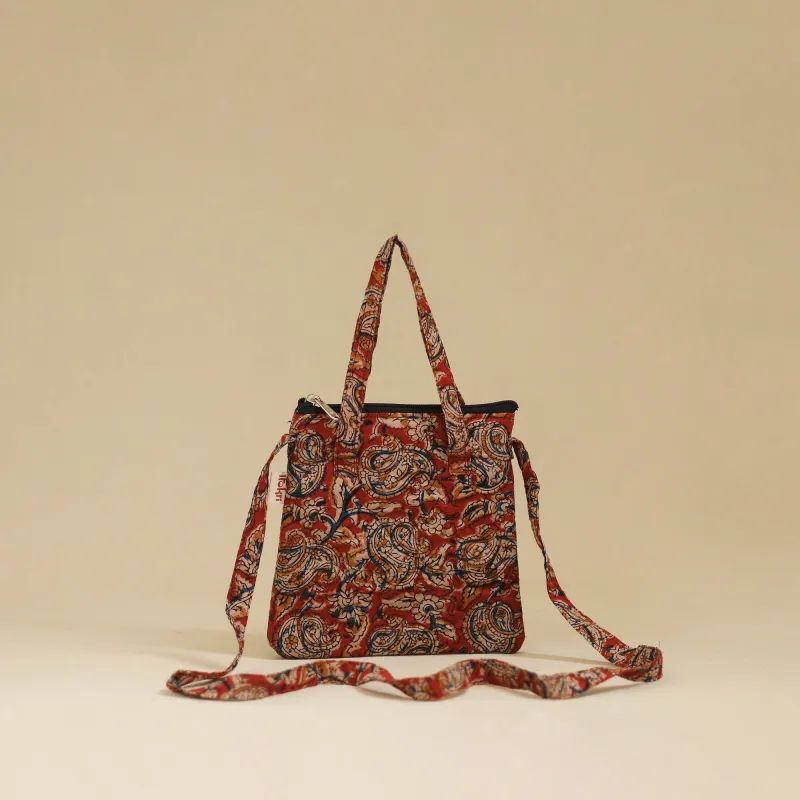 Orange - Handcrafted Quilted Sling Bag 29 made by Itokri