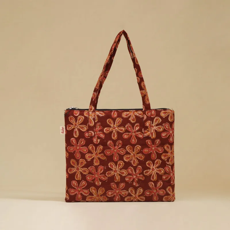 Multicolor - Maroon - Handcrafted Quilted Handbag 14 made by Itokri