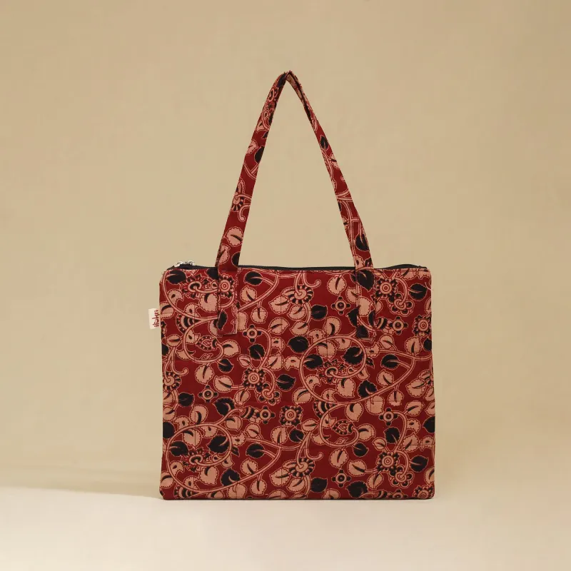 Red - Handcrafted Quilted Handbag 12 made by Itokri