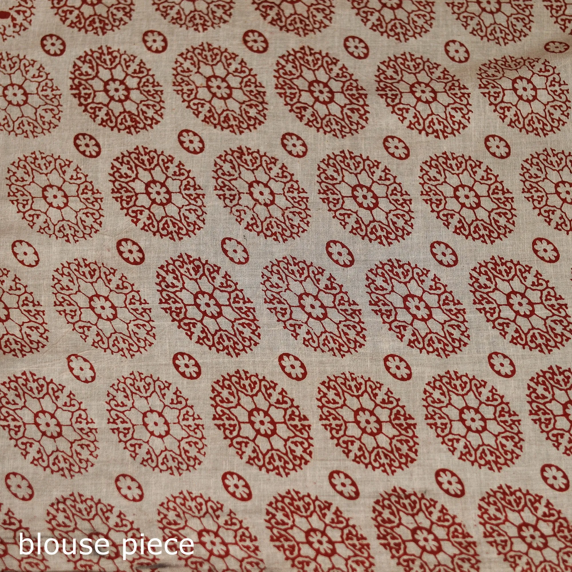 Beige - Kalamkari Printed Cotton Saree 66 sold by Itokri product image thumbnail 5
