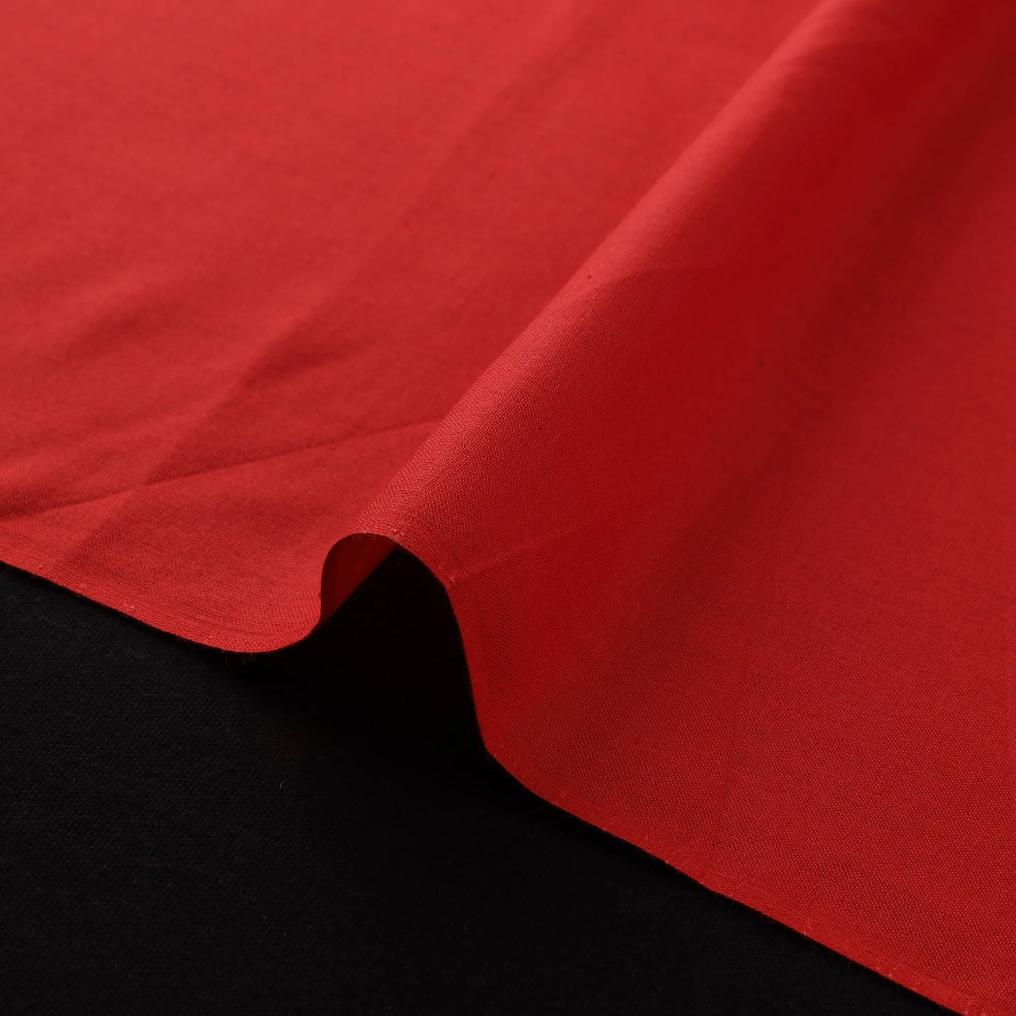 Red - Plain Banana Fiber Soft Cotton Fabric 01 sold by Itokri product image thumbnail 4