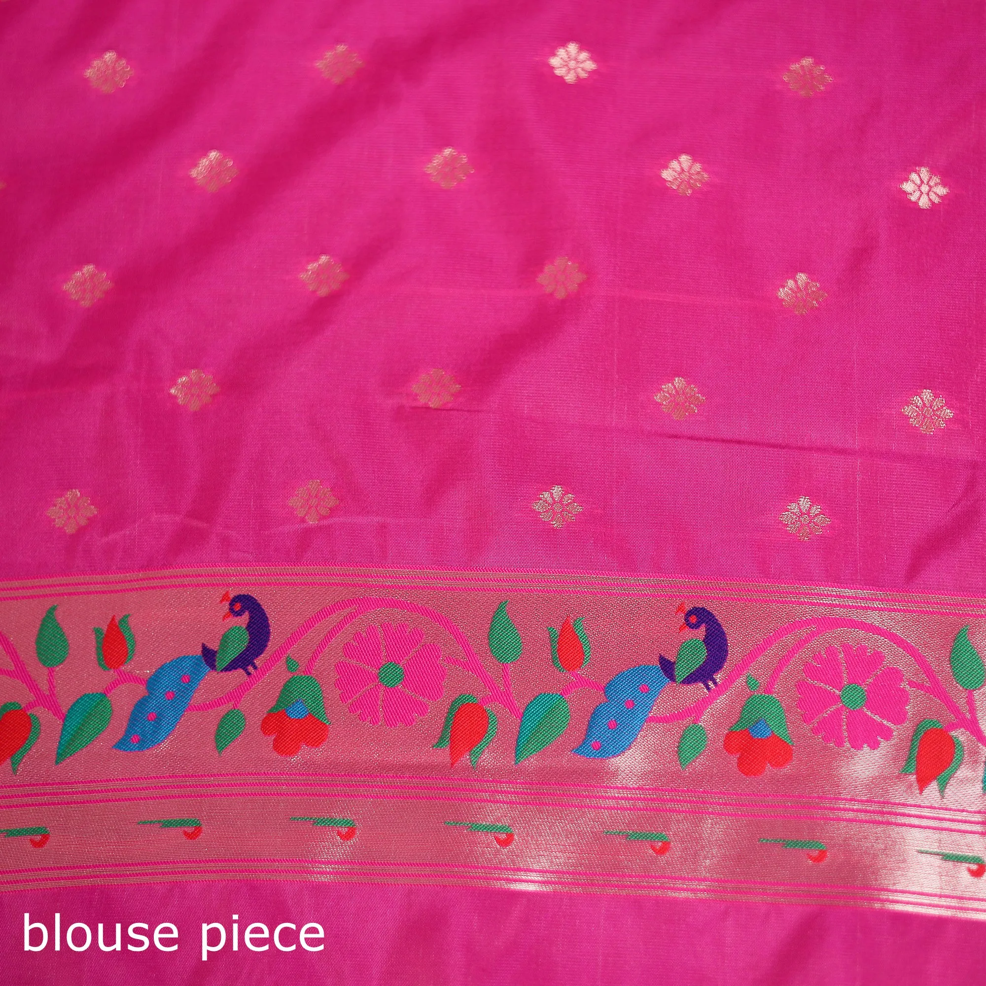 Purple - Bangalore Silk Zari Border Saree 05 sold by Itokri product image thumbnail 5
