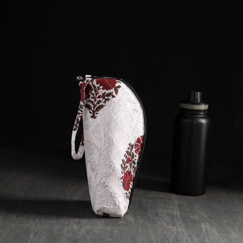 White - Handmade 1L Water Bottle Cover 24 made by Itokri