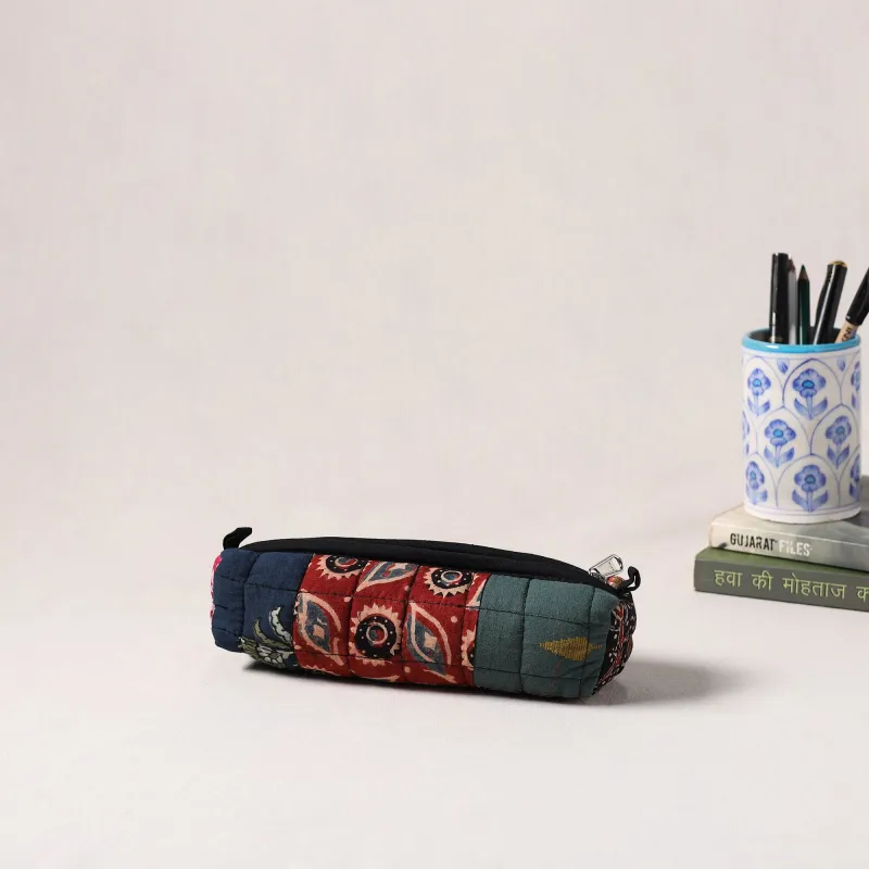 Multicolor - Handmade Quilted Pencil Pouch 33 made by Itokri