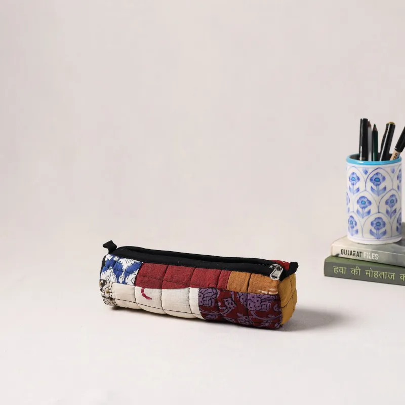 Multicolor - Handmade Quilted Pencil Pouch 07 made by Itokri
