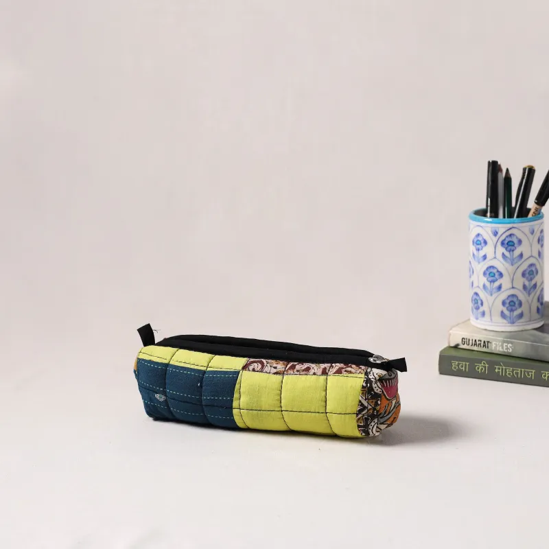 Multicolor - Handmade Quilted Pencil Pouch 06 made by Itokri