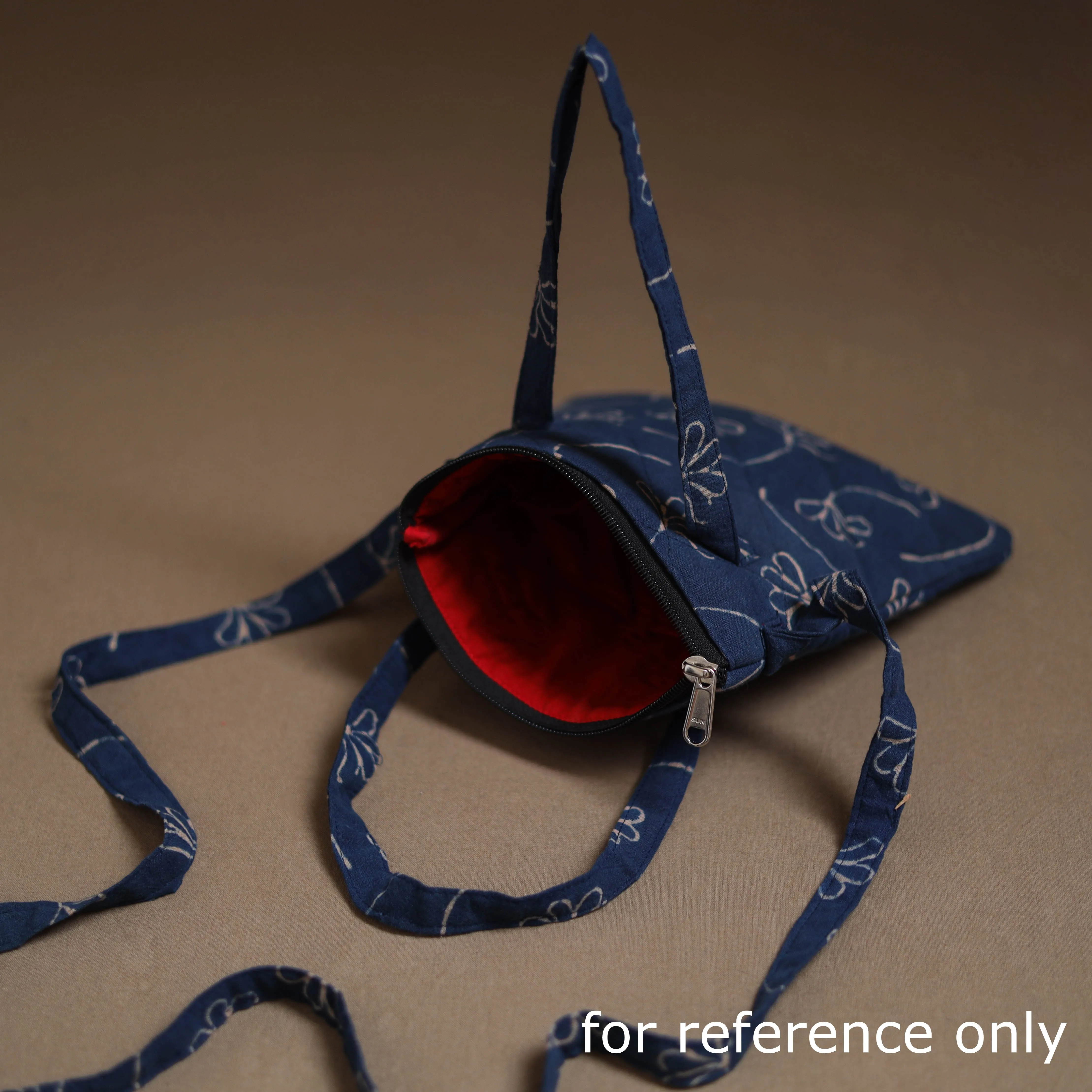 Red - Handcrafted Quilted Sling Bag 24 sold by Itokri product image thumbnail 4