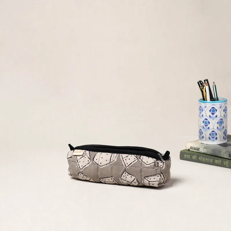Handcrafted Quilted Pencil Pouch 76 made by Itokri