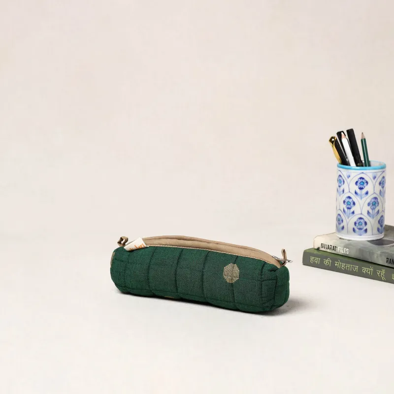 Handcrafted Quilted Pencil Pouch 65 made by Itokri