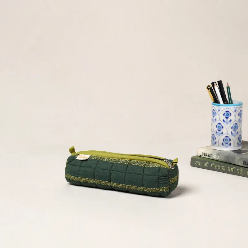 Handcrafted Quilted Pencil Pouch 61 made by Itokri