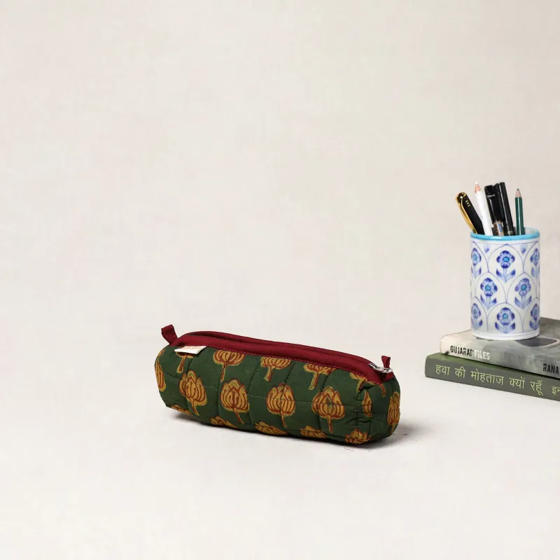 Handcrafted Quilted Pencil Pouch 18 made by Itokri