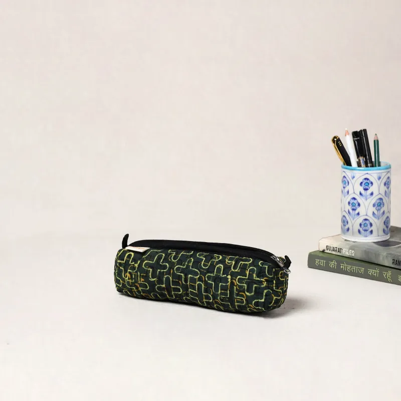 Handcrafted Quilted Pencil Pouch 17 made by Itokri
