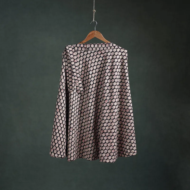 Bagru Hand Block Print Natural Dyed Cotton Wrap Around Skirt 21 made by Itokri