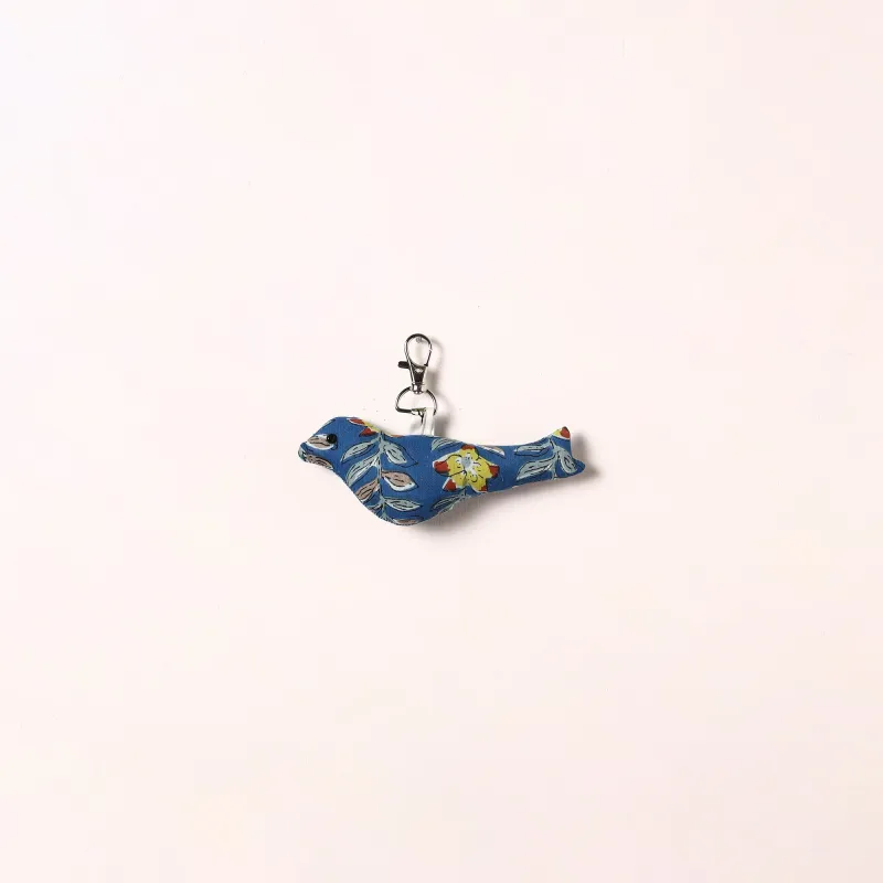 Blue - Bird Handmade Stuffed Keychain for Key & Bag 117 made by Itokri