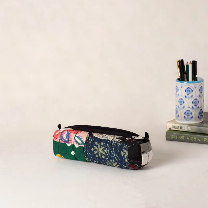 Handcrafted Quilted Pencil Pouch 33 made by Itokri