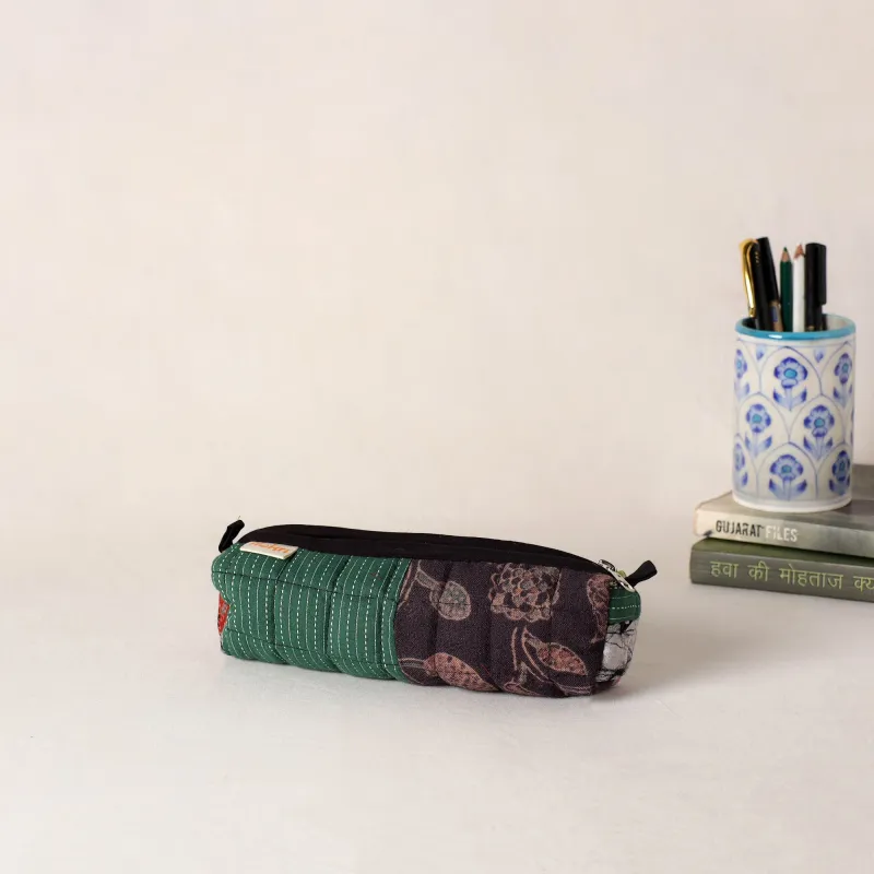 Handcrafted Quilted Pencil Pouch 01 made by Itokri