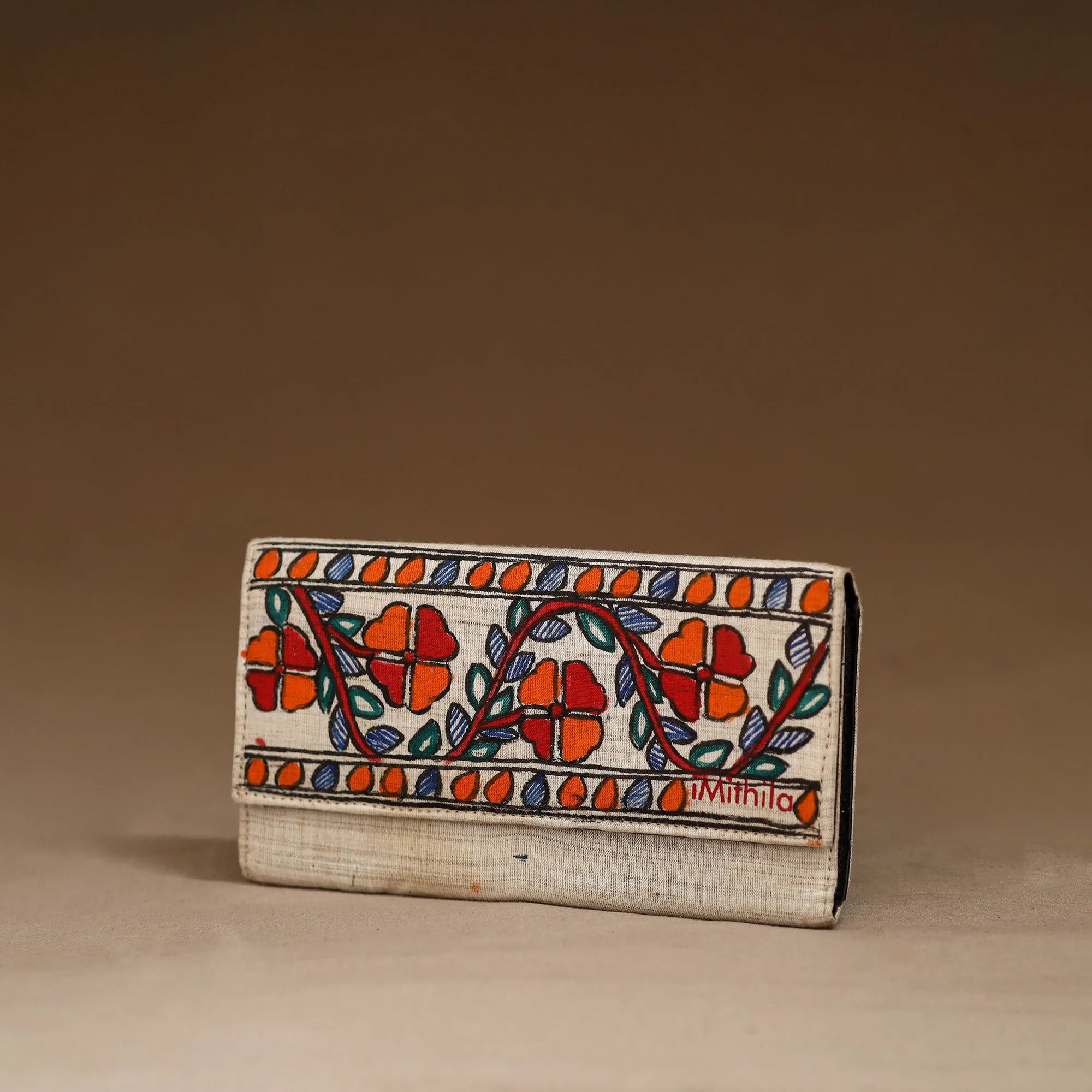 Handpainted Madhubani Clutch 17 sold by Itokri product image thumbnail 2