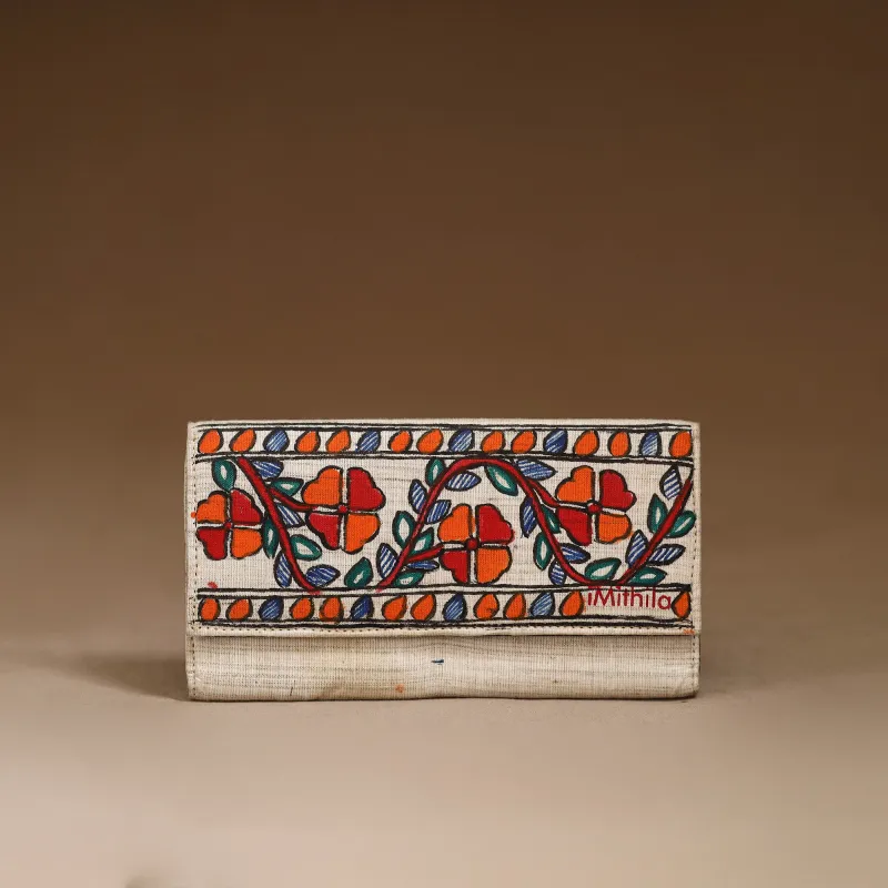 Handpainted Madhubani Clutch 17 made by Itokri