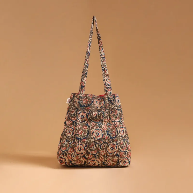 Multicolor - Eco-Friendly Handmade Cotton Jhola Tote Bag 11 made by Itokri