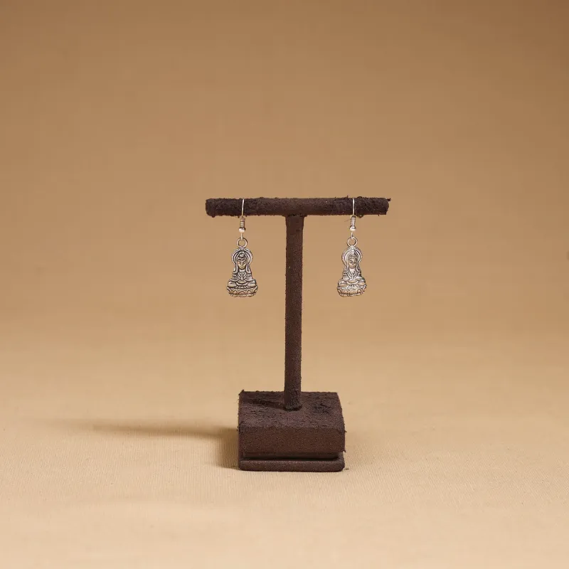 Grey - Rohini German Silver Earrings 13 made by Itokri
