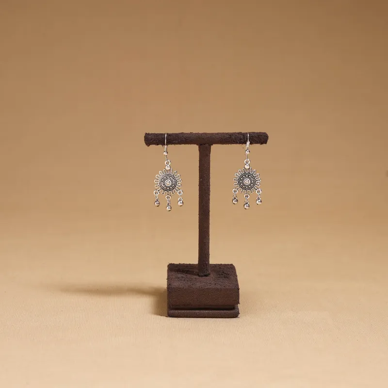 Grey - Ishita German Silver Earrings 10 made by Itokri