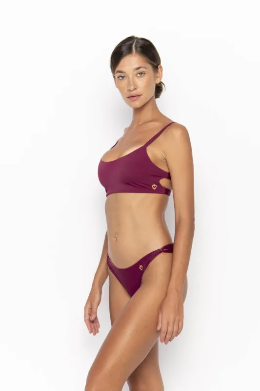 Dhea, Plain, Reversible Bikini Top sold by Love Anchor
