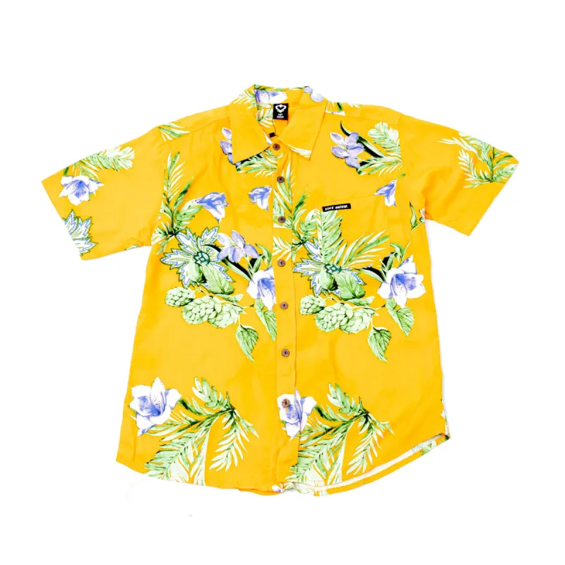 Mans Shirt Tropical 74 Yellow sold by Love Anchor