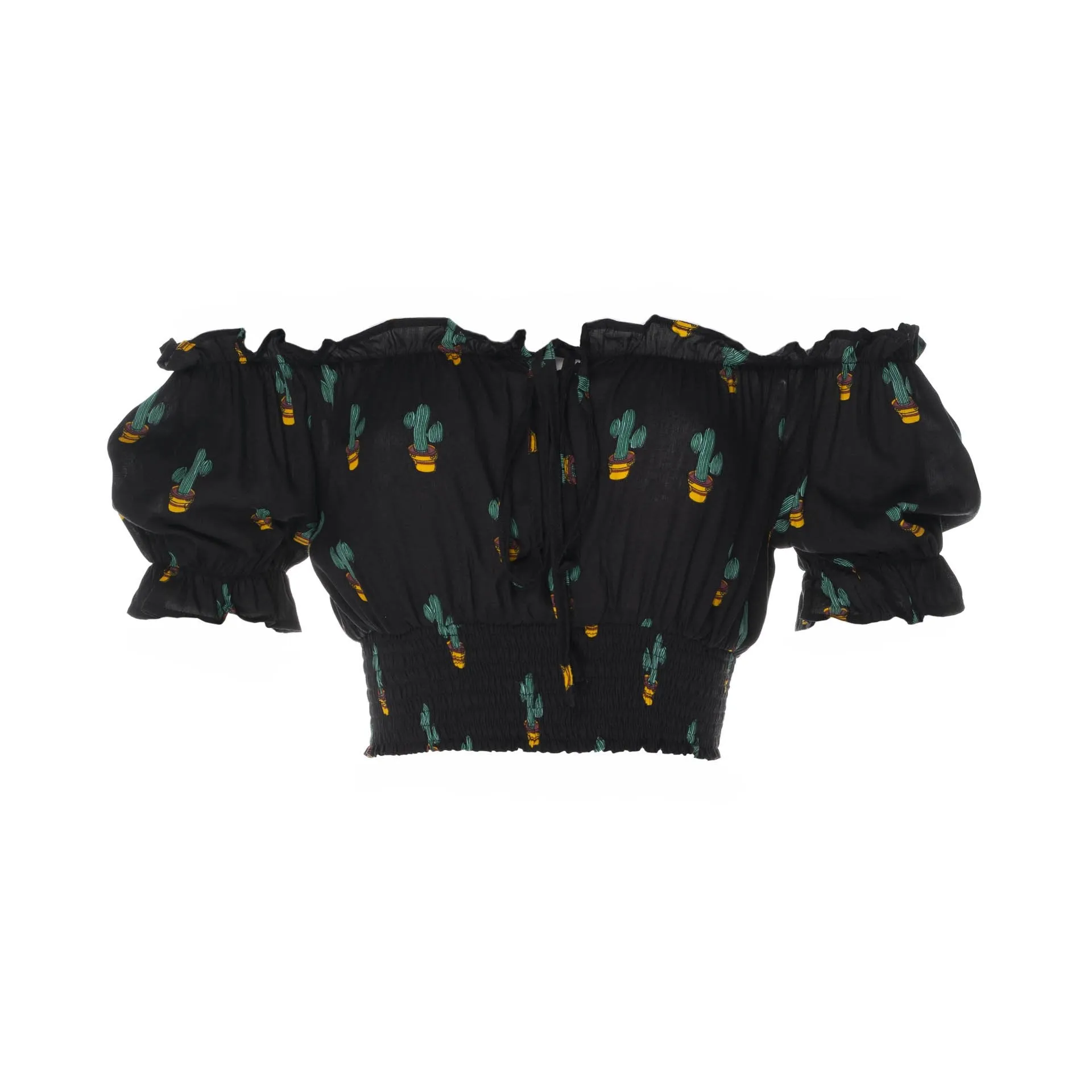 Cropped March, Tropical, Short Sleeved Top, Wholesale sold by Love Anchor product image thumbnail 5