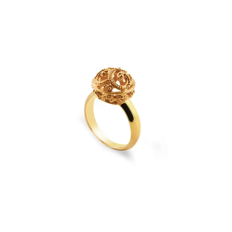 Ombak Segara Mini Cocktail Ring Gold sold by Love Anchor