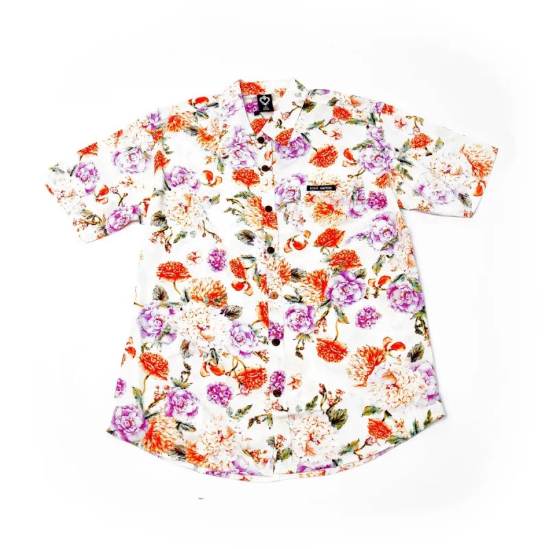 Mans Shirt Tropical 158 White sold by Love Anchor