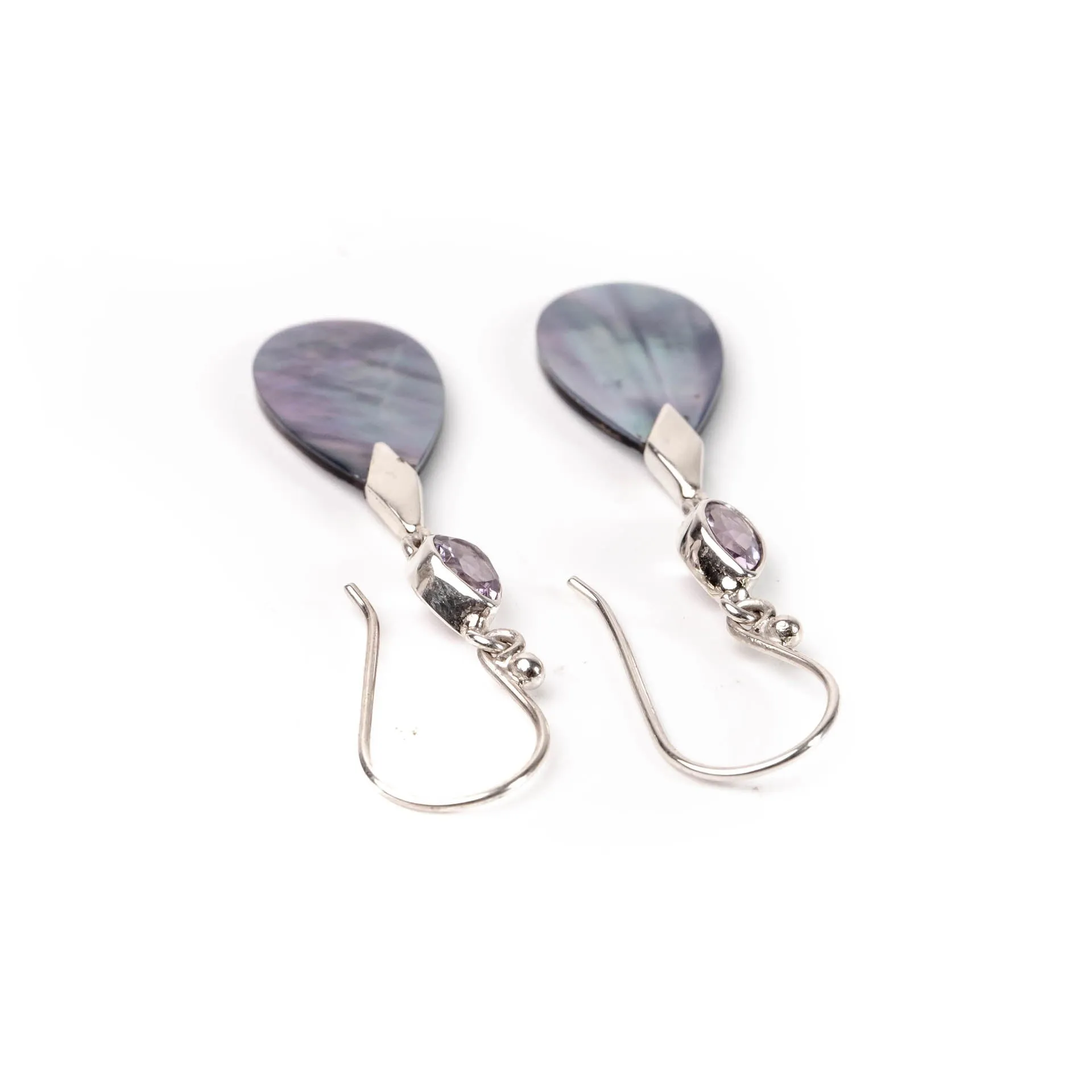 Earring Amethyst Purple Shell sold by Love Anchor product image thumbnail 3