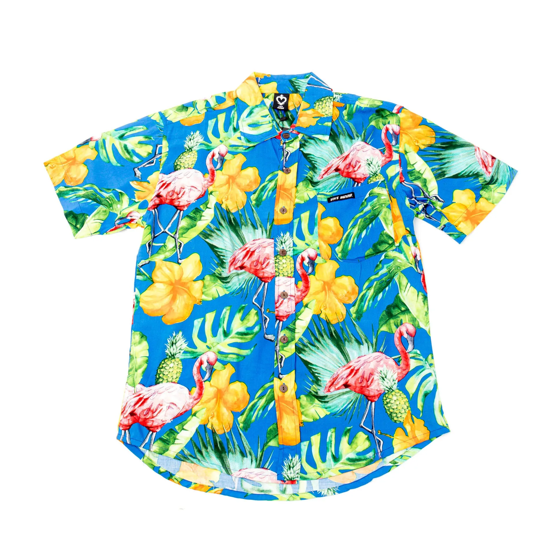 Mans Shirt Tropical 237 Blue sold by Love Anchor