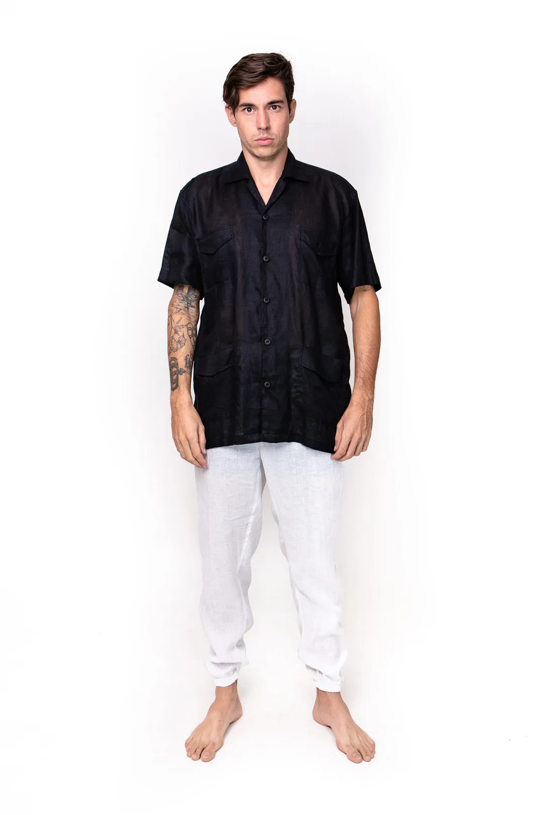 Semat, Linen, Shirt sold by Love Anchor product image thumbnail 2