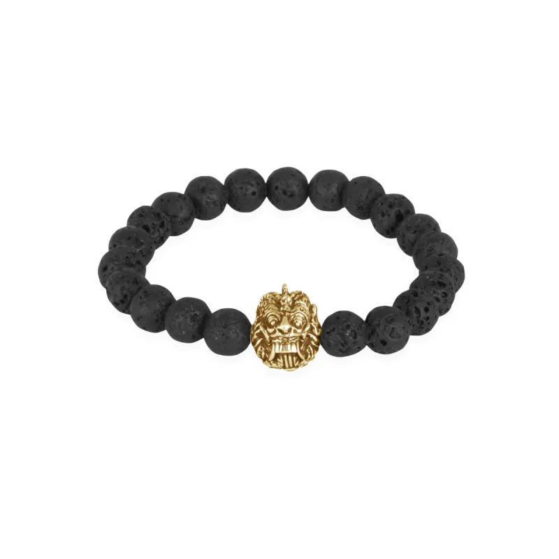 Bracelet Rangda 21 Beads 8Mm Gold 22K sold by Love Anchor