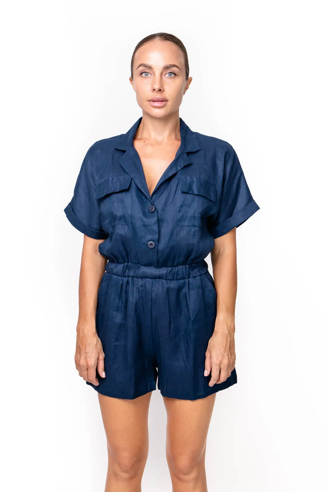 Payangan, Linen, Playsuit sold by Love Anchor product image thumbnail 2