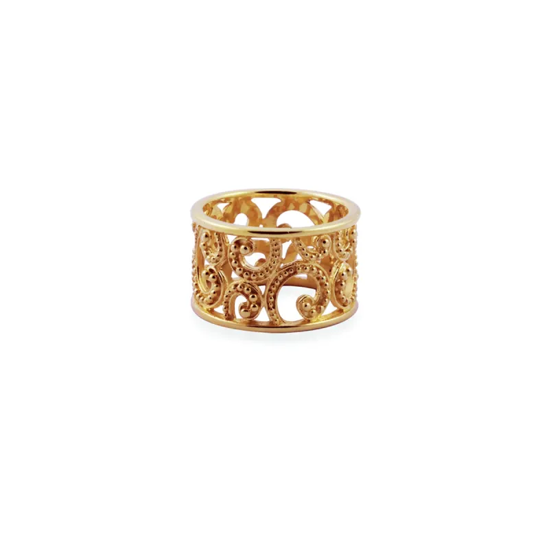 Ombak Segara Big Band Ring Gold sold by Love Anchor
