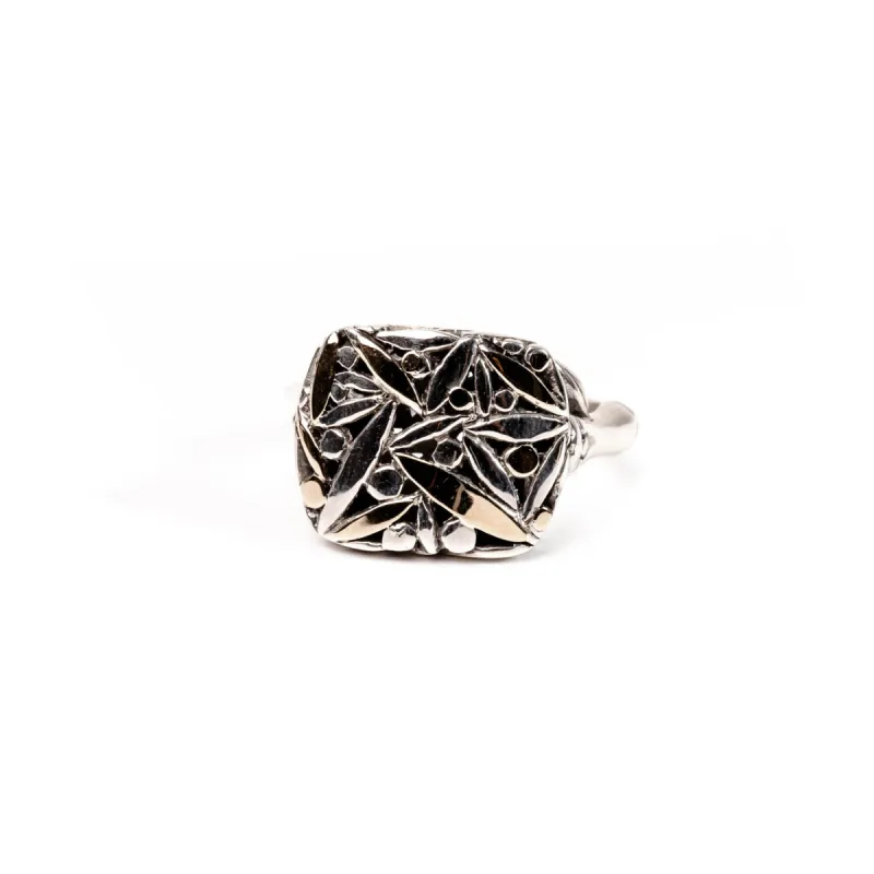 Ring Two Tone Bamboo sold by Love Anchor