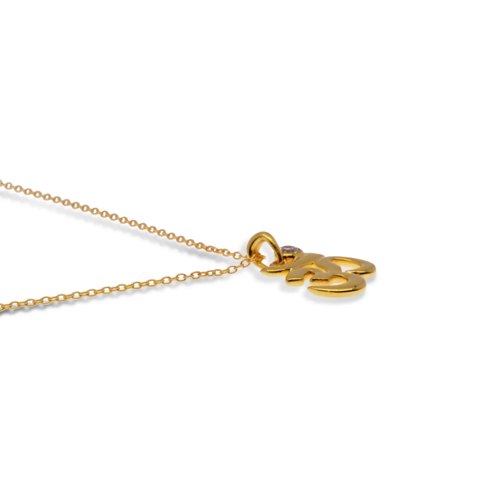 Omkara Gold 22K Necklace sold by Love Anchor product image thumbnail 3