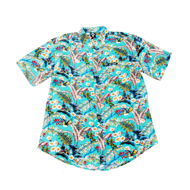 Mans Shirt Tropical 208 Green sold by Love Anchor